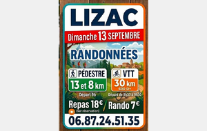 ext - Randonnées à Lizac (82)